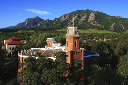 The Old Main building on the CU-Boulder campus. (Photo courtesy of CU Boulder)
