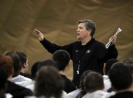 Showcase at home: Football seniors perform at Pro Timing Day