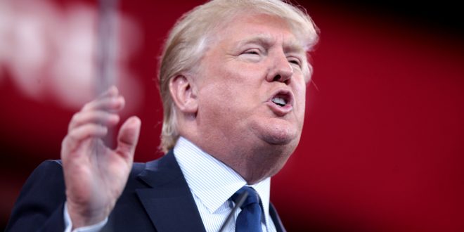 Donald Trump speaking at the 2015 Conservative Political Action Conference (CPAC) in National Harbor, Maryland. (Photo via Gage Skidmore/Flickr)