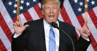 Donald Trump speaking to supporters during a campaign rally. (Photo via Gage Skidmore/Flickr)