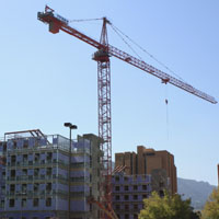 New construction behind Williams Village in Boulder