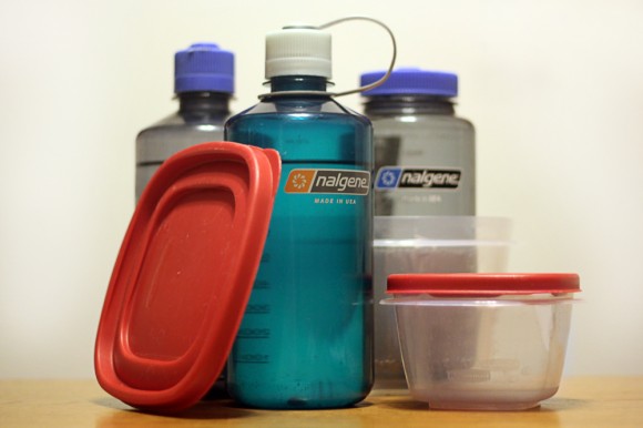 Switching to reusable plastics, such as Nalgenes and Tupperware, could one day help save the planet, writes the CUI's Sam Schanfarber. (Kai Casey/CU Independent)