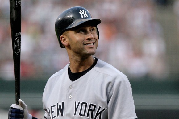 New York Yankees player Derek Jeter is the founding publisher behind the new athlete-authored news outlet The Players' Tribune. (Photo courtesy of Keith Allison/Wikimedia Commons)