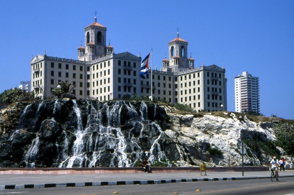 Cuba's Hotel Nacional used to host world famous artists, actors, athletes and politicians before the rise of the Castro family and strict travel restrictions put in place by the U.S. (Photo courtesy of Henryk Kotowski/Wikimedia Commons)