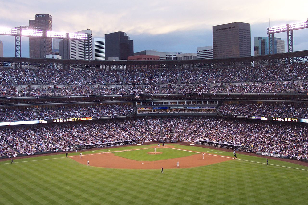 Coors Field located in Denver Colorado. (Photo courtesy of Gtj82/Wikimedia Commons)